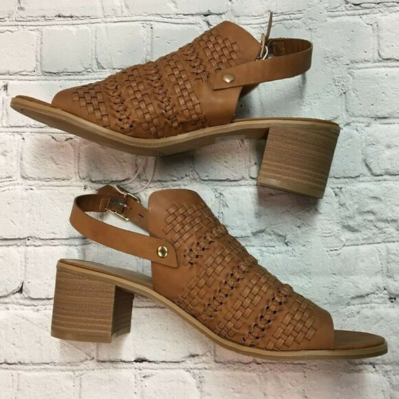 Universal Thread “Aspen” Woven Heeled Sandal Slingback • Size 5.5 • New in Box - Picture 2 of 11